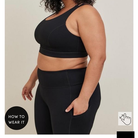 Torrid 2X Full Length Active Legging with Side Pockets Performance Core - Picture 3 of 11